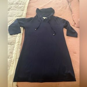 Cynthia Rowley navy blue long tunic, super soft and comfortable fabric.